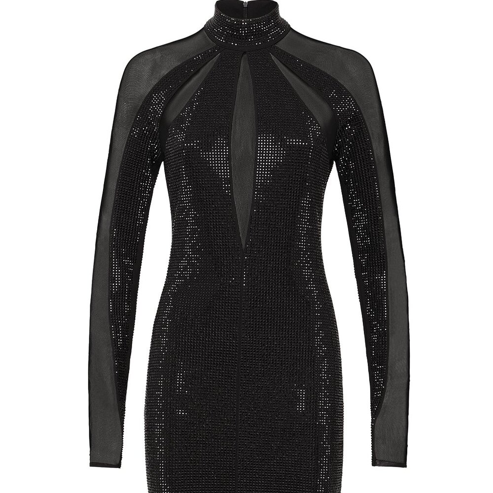 ISO. PHILIPP PLEIN Short Dress Crystal Looking for Size S